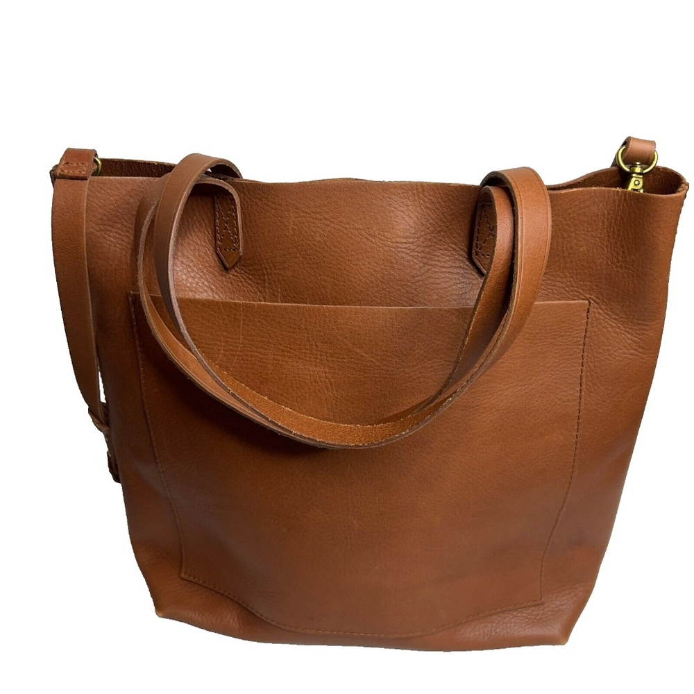 Madewell The Medium Transport Tote - English Saddle. NWT